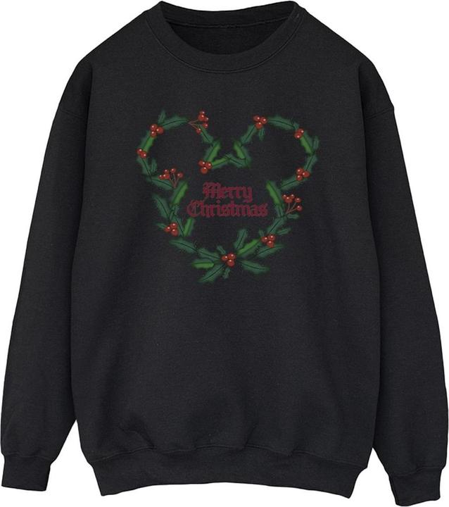 Immagine prodotto Disney Mickey Mouse Merry Christmas Holly Felpa Uomo (S)