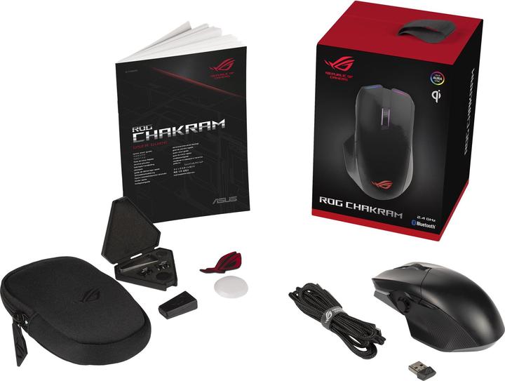 Produktbild ASUS ROG Chakram (Kabelgebunden, Kabellos)