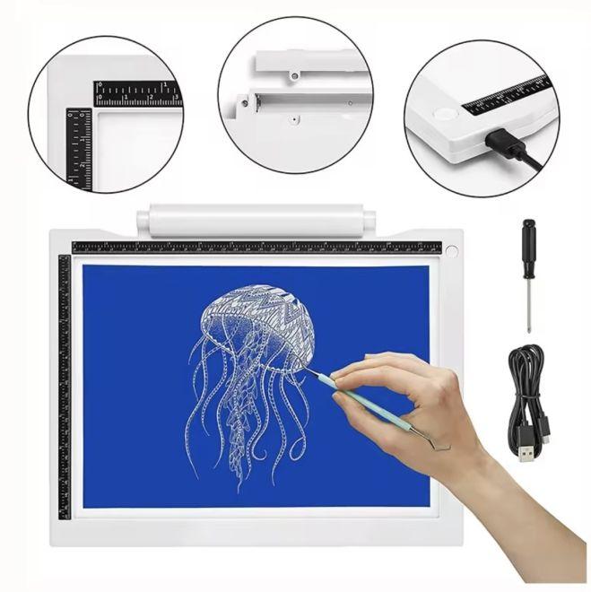 Produktbild MU Classic LED Leuchttisch A4 mit 3 Helligkeitsstufen