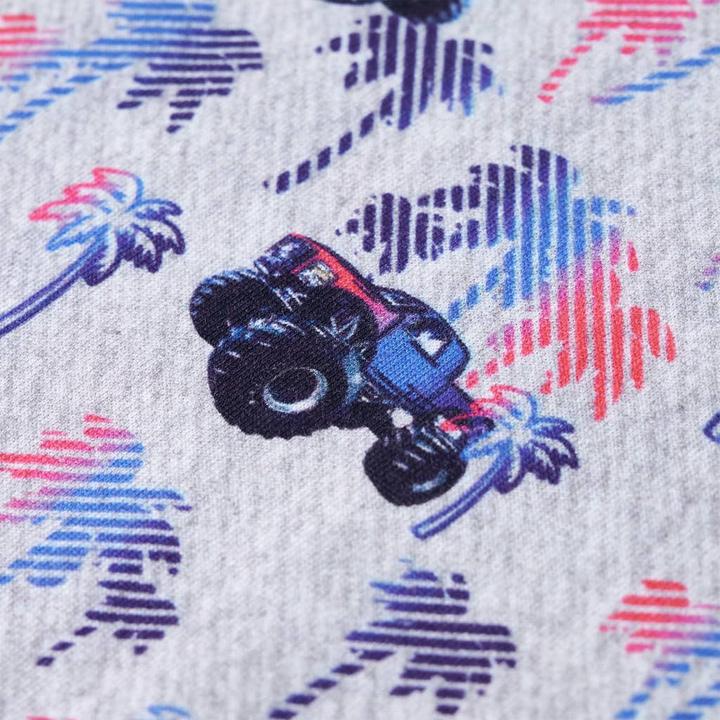 Produktbild VidaXL Kinder-T-Shirt Grau Melange 116,Material: 100 (116)