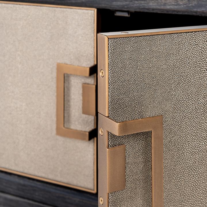 Immagine prodotto Richmond Interiors Mobili TV Bloomingville nero oro spazzolato 185