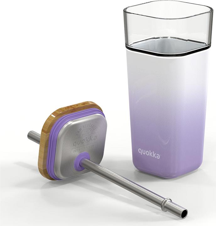 Produktbild Quokka Trinkbecher 'Liquid Cube Lilac Gradient' (0.54 l)