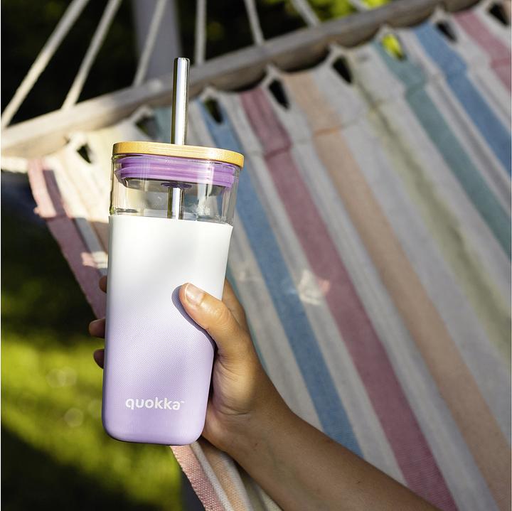 Produktbild Quokka Trinkbecher 'Liquid Cube Lilac Gradient' (0.54 l)