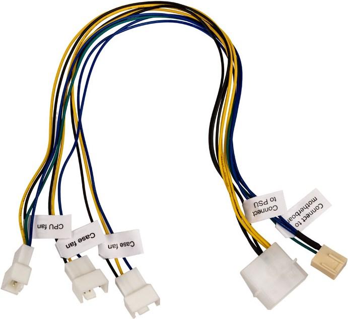 Actual product image Akasa PWM splitter cable (3 Fan)