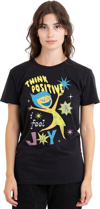 Actual product image Unisex Adult Think Positive Joy T-Shirt (M)