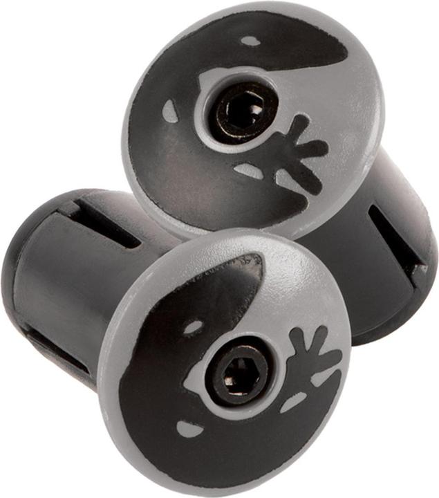 Lizard Skins DSP Bar Tape Plugs - Cool Gray - New22