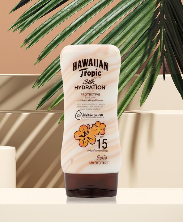 Actual product image Hawaiian Tropic Silk Hydration (Suntan cream, SPF 15, 180 ml, 222 g)