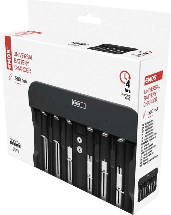 Actual product image Emos Battery charger BCN-60U (1 pcs., C, D, AA, AAA, Battery + charger)