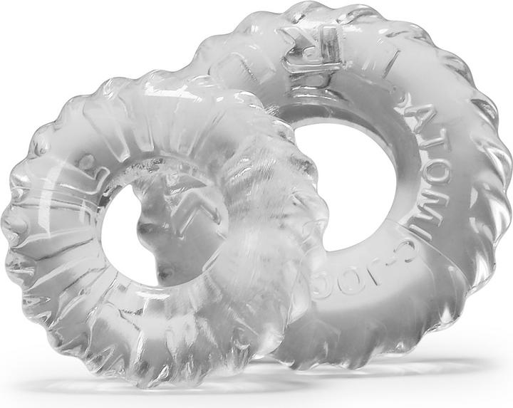 Image du produit Oxballs Cockring Truckt 2-pack Clear (2 cm)