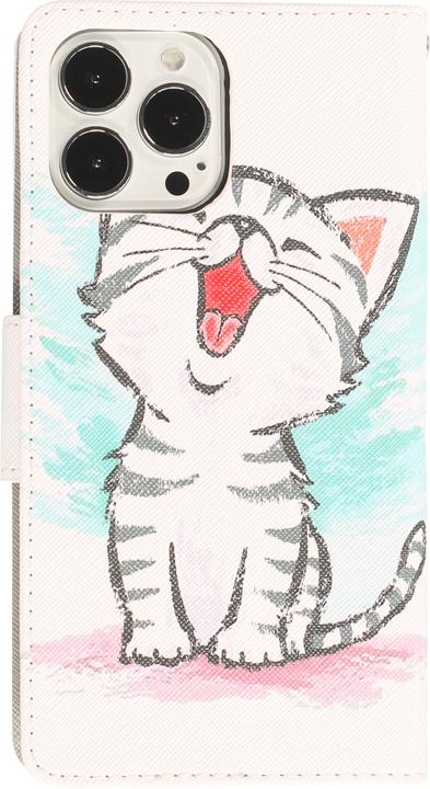Image du produit PhoneLook Fourre Premium Wallet flip fermeture magnétique et porte-carte Cute happy kitten (Apple iPhone 13 Pro Max)