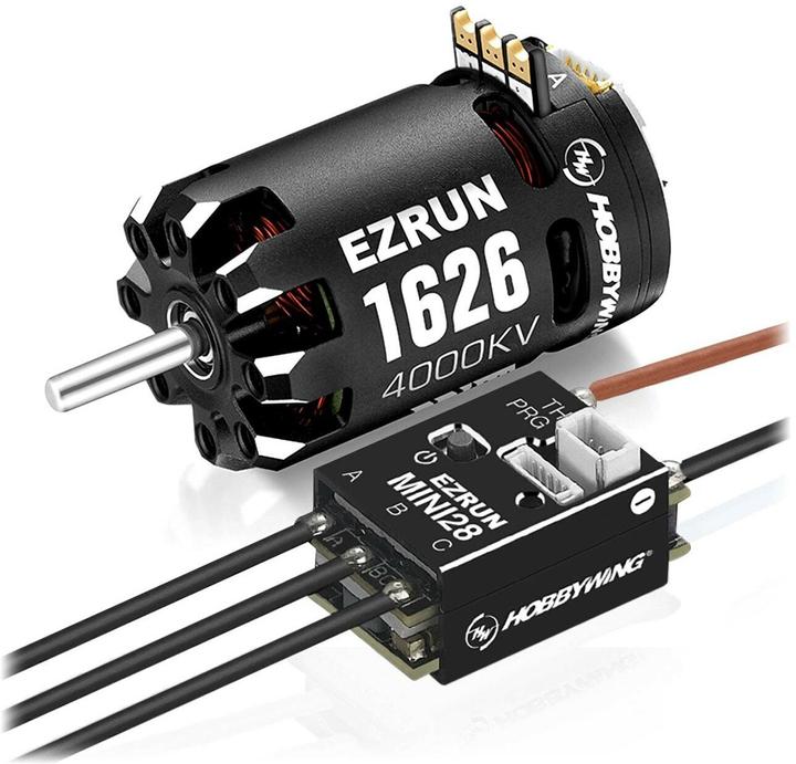 Hobbywing Brushless drive set Mini28 Combo 1626SD 4000kV 2S