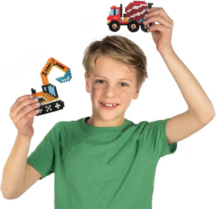 Actual product image Ses Iron-on beads for construction vehicles
