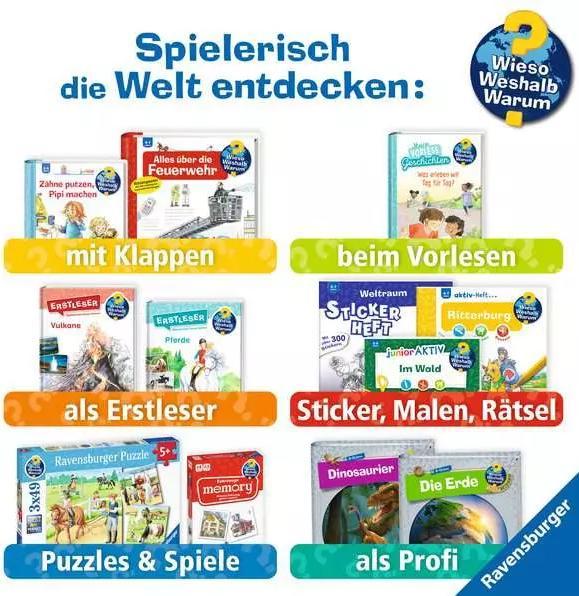 Actual product image Ravensburger Wieso? Weshalb? Warum? Leuchte und entdecke: Einsatzkräfte (Taschenlampen-Buch mit Folien und Klap (German, Sebastian Coenen, Carola of Boiler, 2025)