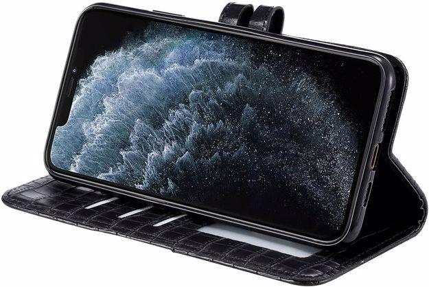 Immagine prodotto MU Style Custodia a libro in pelle con motivo a coccodrillo (Apple iPhone 13 Pro)