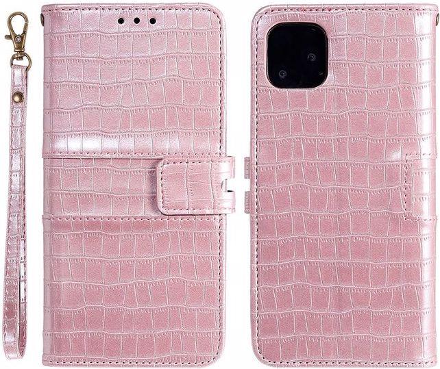 Immagine prodotto MU Style Custodia a libro in pelle con motivo a coccodrillo (Apple iPhone 13 Pro)