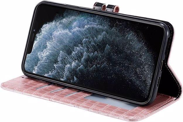 Immagine prodotto MU Style Custodia a libro in pelle con motivo a coccodrillo (Apple iPhone 13 Pro)