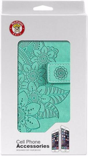 Actual product image Hat Prince Leather book cover sleeve with floral pattern (Apple iPhone 13 Pro Max)