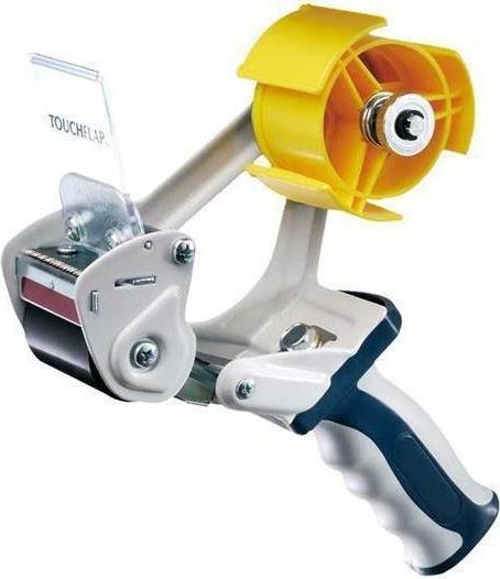 Actual product image Transpak Hand dispenser Premium f.75mm roll width L.66/132/180m grey blue for tape width 75 mm