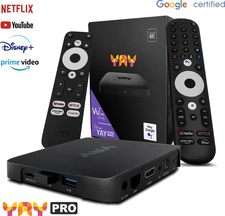 Produktbild Vu+ Yay Go Pro (8 GB, Android 10)