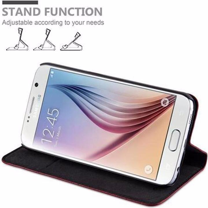 Productafbeelding Cadorabo Boek Onzichtbare Magneethoes (Samsung Galaxy S6)