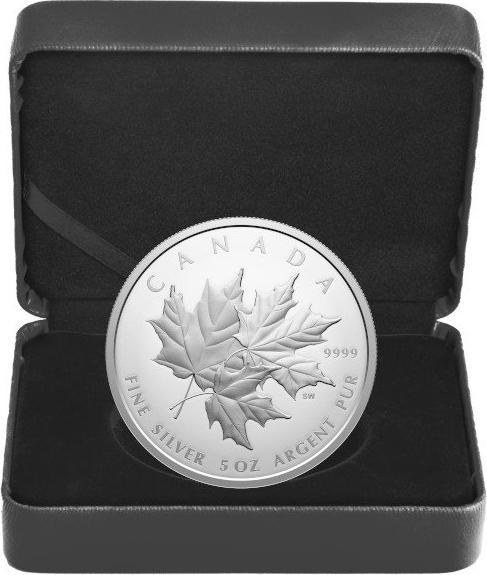 Produktbild Royal Canadian Mint Silber Triple Maple Leaf 5 oz PP - 2025 (999.90, 2025)