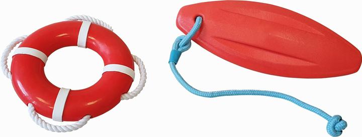 Actual product image Nobby TPR life ring with rope (Dog chew toy)