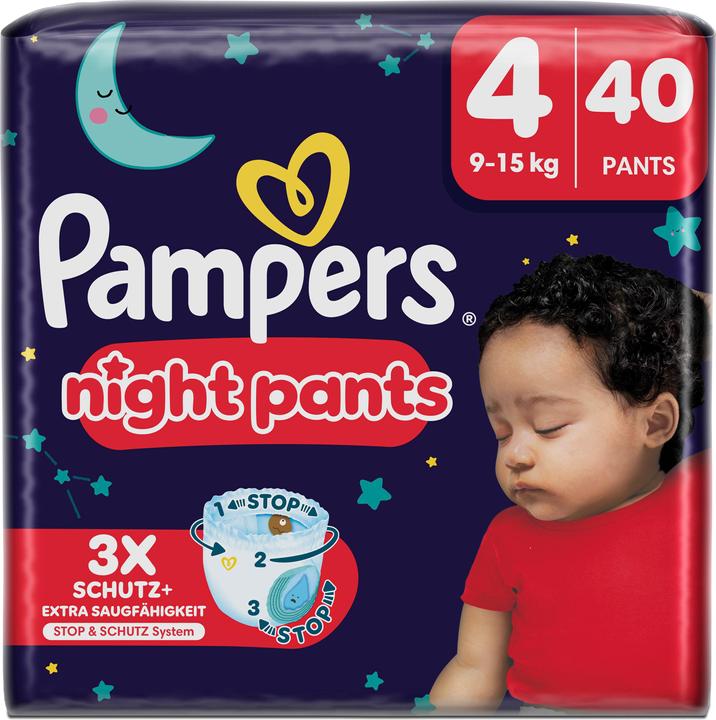 Image du produit Pampers Night Pants (Taille 4, 40 pièce(s))