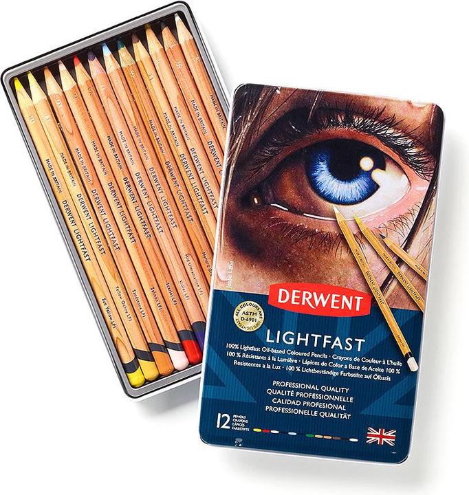 Immagine prodotto Derwent Matite colorate resistenti alla luce, 4 mm, multicolore, 12 pezzi (Multicolore, 12 x)