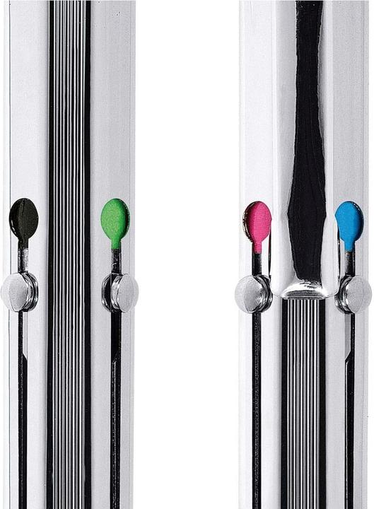 Produktbild Wedo Vierfarb-Kugelschreiber (Chrom, 12 x)