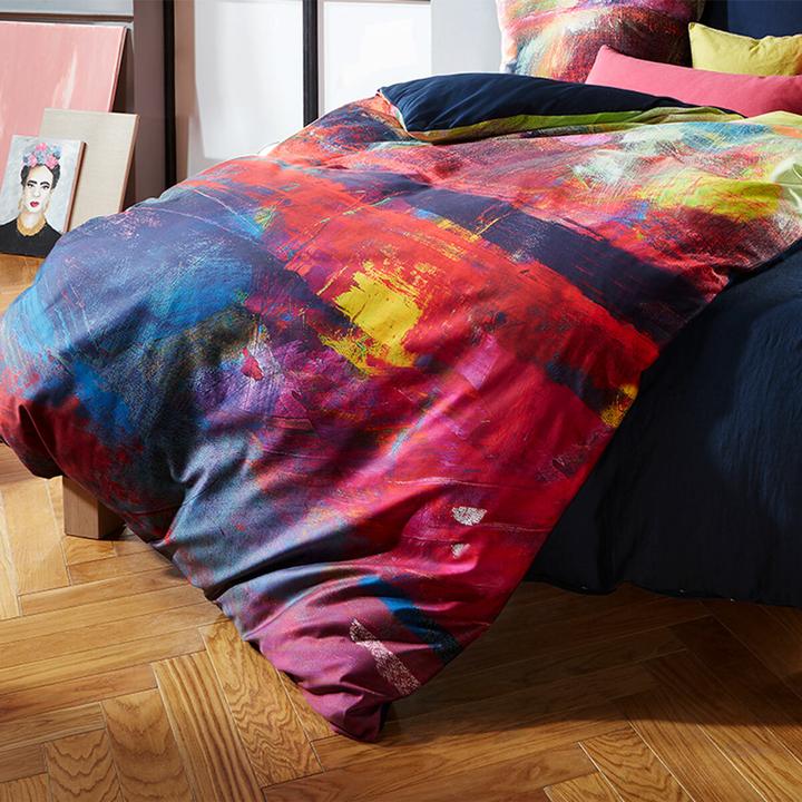 Produktbild Fleuresse Mako-Satin Bettwäsche Bed Art S Shrewsbury multicolor (Bettwäsche Set, 80 x 80 cm, 240 x 220 cm)