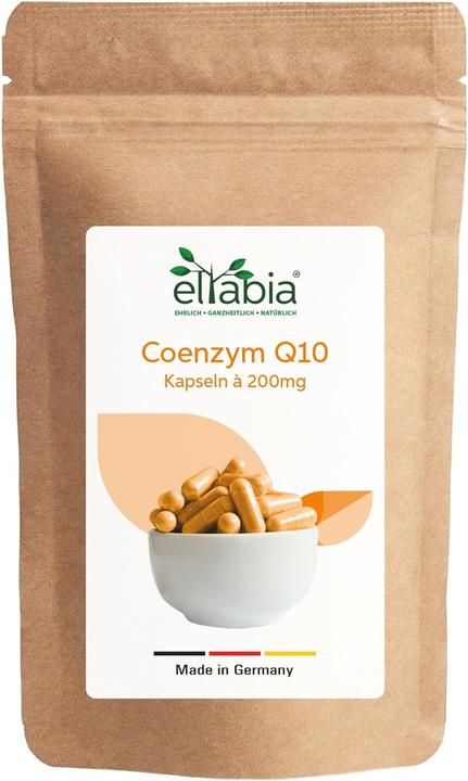 Eltabia Coenzym Q10 Kapseln | 200mg Hochdosiertes Vegan Premium Ubiquinon (100 Stück, Kapseln)