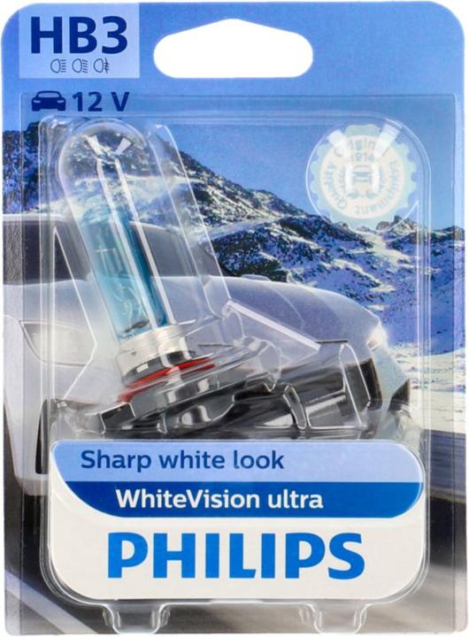 Image du produit Philips Ampoule halogène pour phare HB3 White ultra (HB3)