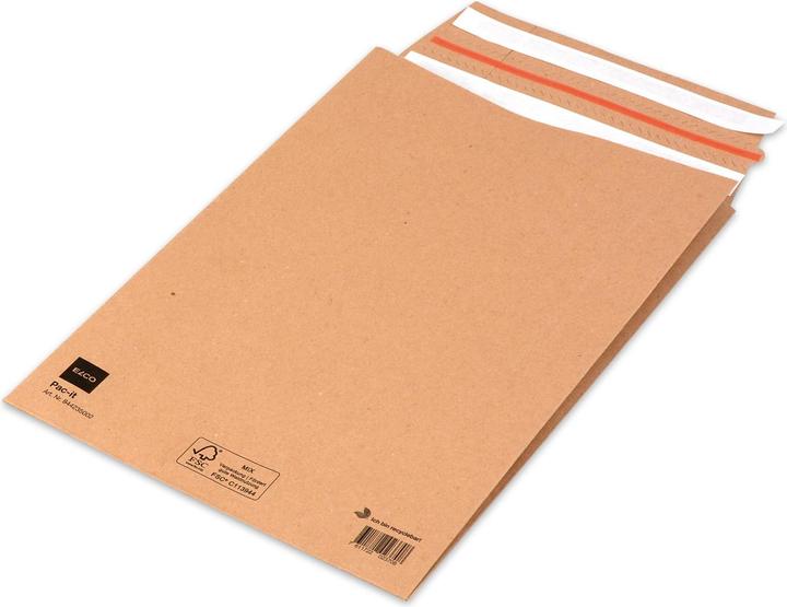 Elco Shipping bag brown kraft 135gm2 225x335x70mm,100pcs. (100 x)