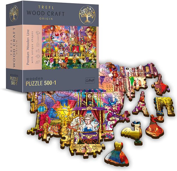 Produktbild Magni Holzpuzzle 500+1 Teile - Magische Welt (500 Teile)