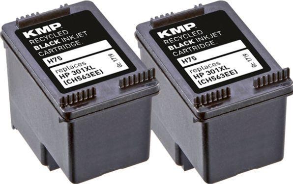 Image du produit KMP Cartouches d'encre Pack double H75D 2 x noir (CF)