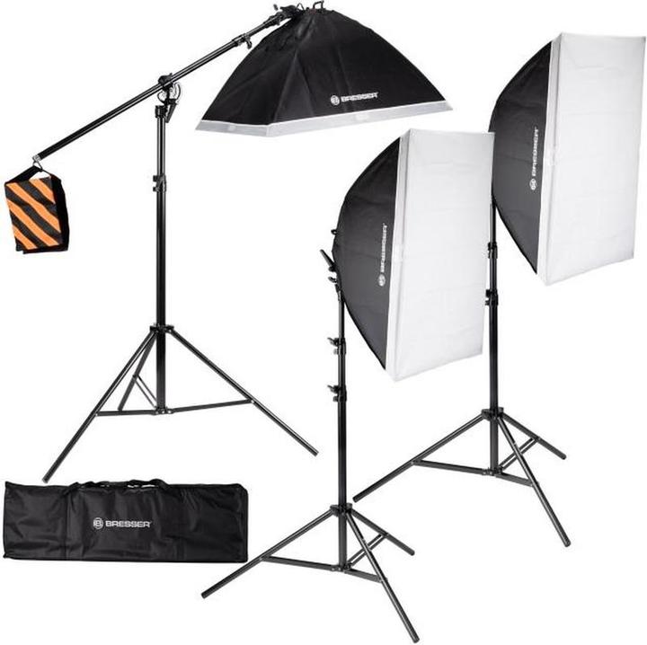 Bresser BR -235B LED -Tageslicht -Set - Foto und Video - Komplettessatz