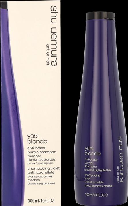 Shu Uemura Yubi Blonde Anti-Brass Purple Shampoo (300 ml, Flüssiges Shampoo)