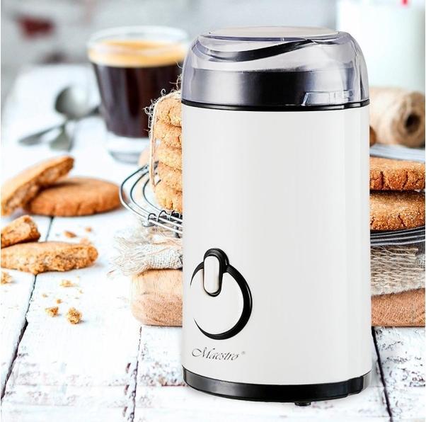 Actual product image Feel-Maestro MR-452-WHITE Coffee Grinder Knife Grinder