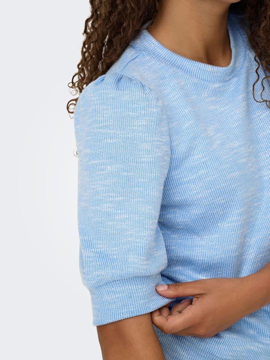 Image du produit Only Coupe normale Col rond Manches smockées Haut de manches bouffantes (XL)
