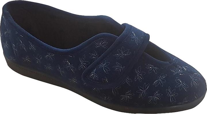 Image du produit Universal Textiles Chaussons Ivy avec velcro motif fleuri (41)