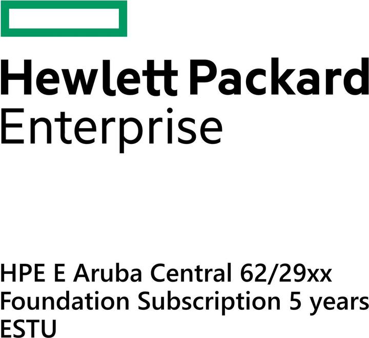 Image du produit HPE E Aruba Central 62/29xx, Foundation Subscription, 5 years, E-STU (24 Ports)