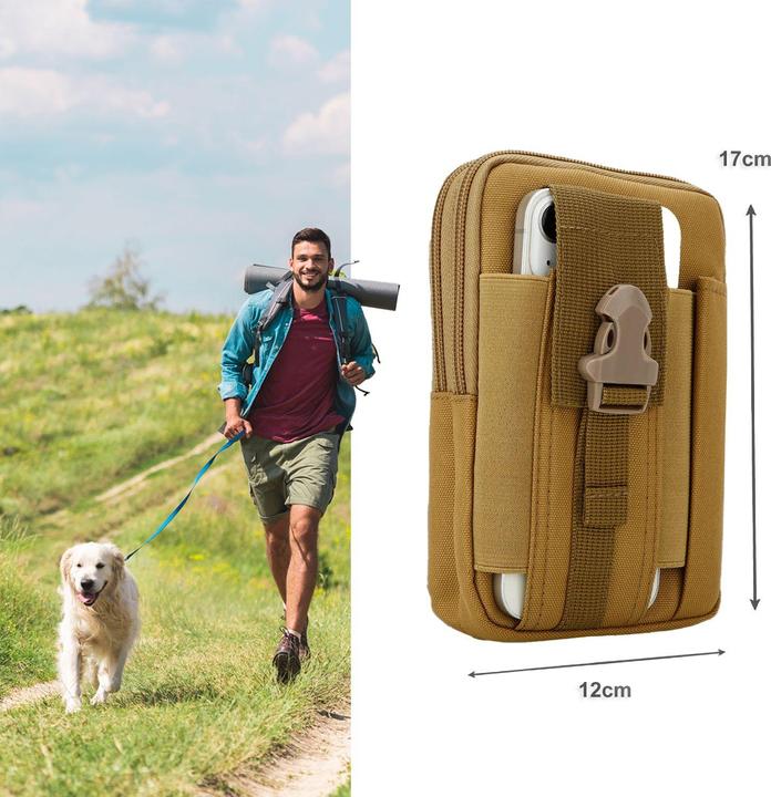 Produktbild Cadorabo Handytasche für Sony Xperia E5 Hülle im Militär Style (Sony Xperia E5)