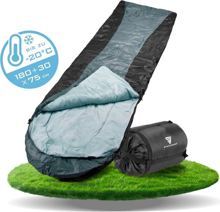 Produktbild Stahlwerk Schlafsack -20°C Outdoorschlafsack Campingschlafsack Winterschlafsack