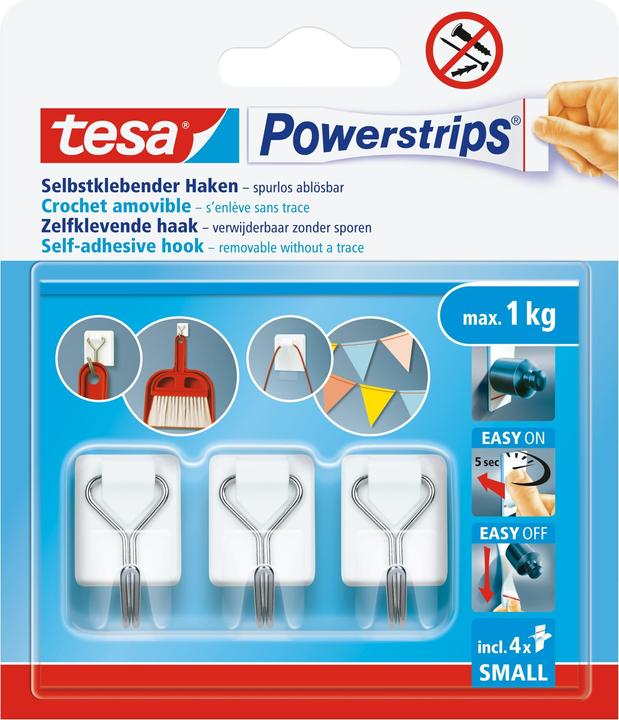 tesa Powerstrips adhesive hooks Small