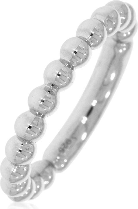Image du produit Xen Bague design boule rhodiée (52, Argent 925)