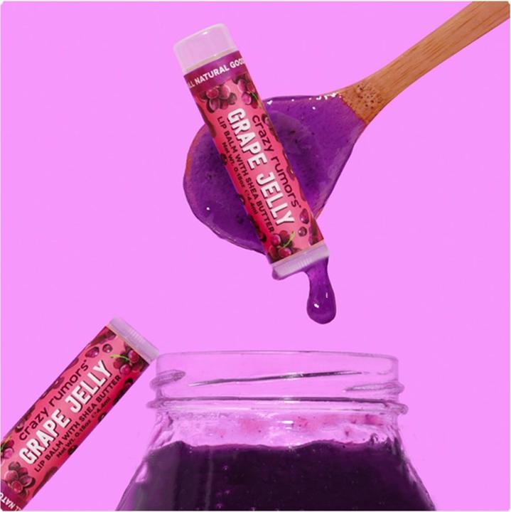 Actual product image Crazy Rumors Grape Jelly Lip Balm (Balm, 4.25 ml)