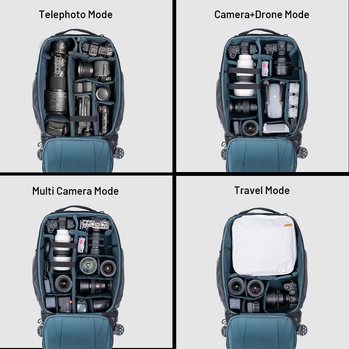 Actual product image Pgytech Roller Camera Backpack (Photo backpack, 30 l)