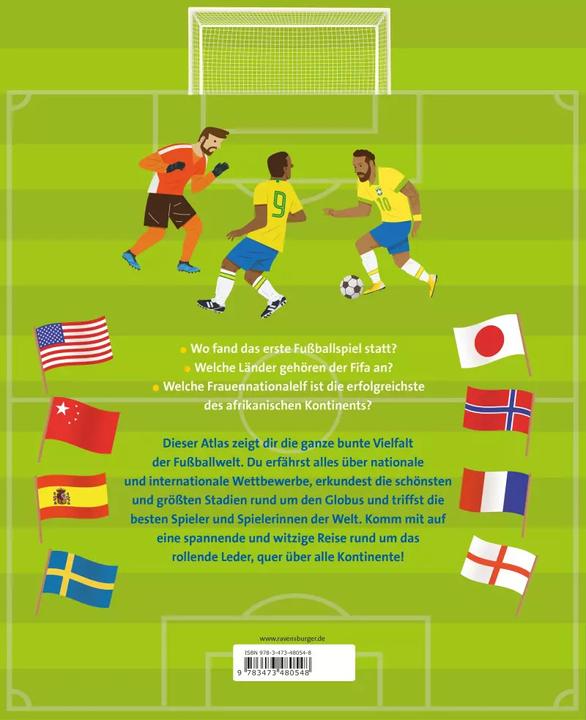 Actual product image Ravensburger Fussballatlas (German, Eduard Altarriba, 2022)