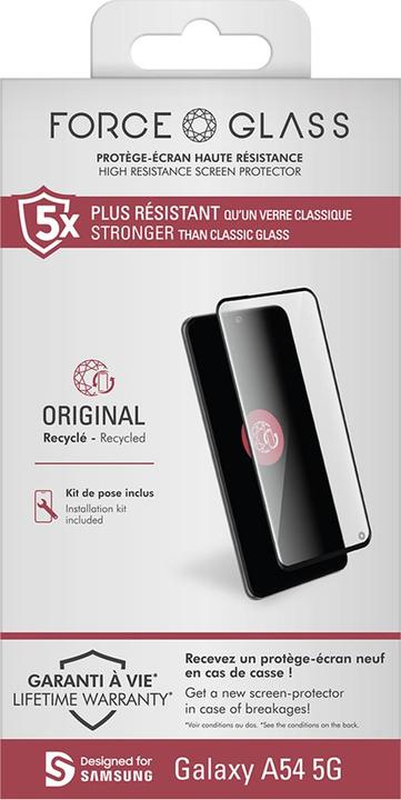 Produktbild Bigben Connected Force Glass Original 2.5D Galaxy A54 5G (1 Stück, Samsung Galaxy A54 5G)