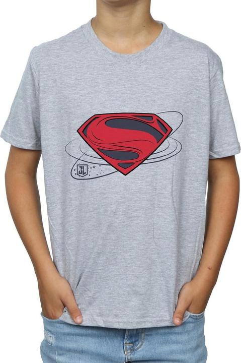 Actual product image Boys Justice League Movie Superman Logo T-Shirt (128)
